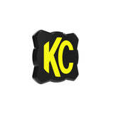 KC HiLiTES FLEX ERA 1 Single Light Cover ONLY (Black/Yellow KC Logo) - 5328