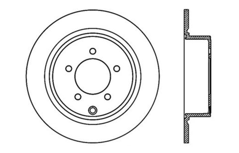 StopTech Slotted & Drilled Sport Brake Rotor - 127.63069R