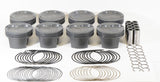 Mahle MS Piston Set SBF 427ci 4.125in Bore 4.000in Stroke 6.25in Rod .927 Pin -26cc 9.8 CR Set of 8 - 930248525