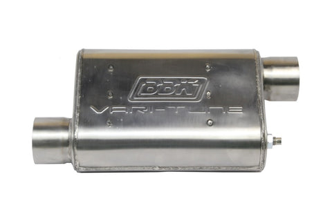 BBK VariTune Adjustable Performance Muffler 2-1/2 Offset/Offset Stainless Steel - 31015