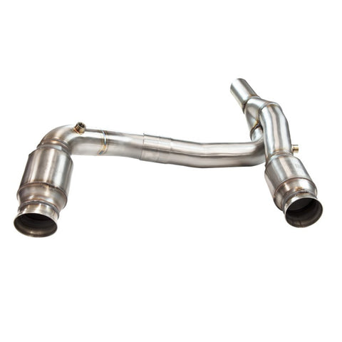 Kooks 2007+ Jeep Wrangler JK w/LS Swap 3in Catted SS Y-Pipe Kooks Headers Required - 37103200