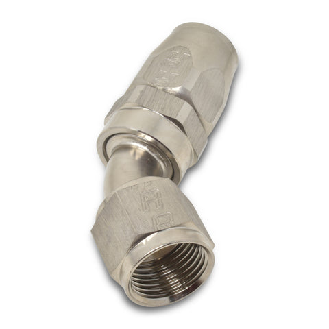 Russell Performance -6 AN Endura 45 Degree Full Flow Hose End - 610091