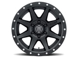 ICON Rebound 18x9 6x5.5 0mm Offset 5in BS 106.1mm Bore Satin Black Wheel - 1818908350SB