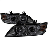 Spyder BMW Z3 96-02 Projector Headlights LED Halo Smoke High H1 Low H1 PRO-YD-BMWZ396-HL-SM - 5009104