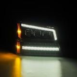 AlphaRex 03-06 Chevy Silverado 1500/2500HD/3500HD/Avalanche Black NOVA LED Proj Headlights - 880256