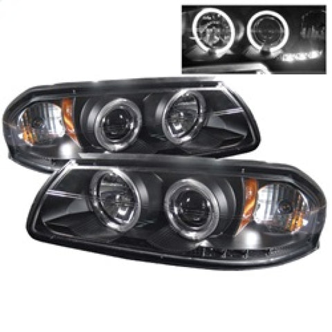 Spyder Chevy Impala 00-05 Projector Headlights LED Halo LED Black High H1 Low H1 PRO-YD-CHIP00-HL-BK - 5009401