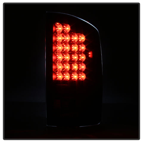 Spyder Dodge Ram 02-06 1500/Ram 2500/3500 03-06 LED Tail Light Black Smoke ALT-YD-DRAM02-LED-BSM - 5078094