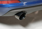 AWE Tuning Audi 8V A3 Touring Edition Exhaust - Dual Outlet Diamond Black 90 mm Tips - 3015-32058