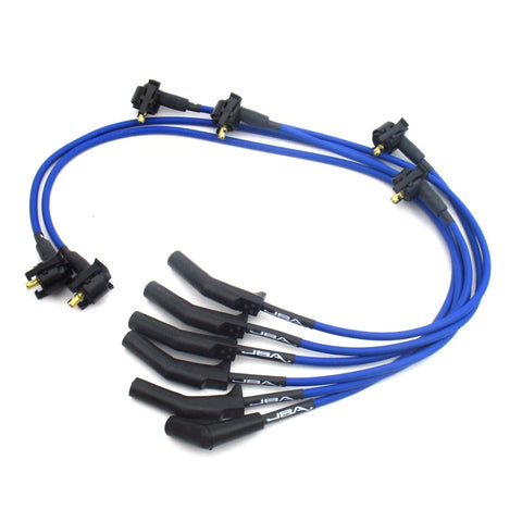 JBA 94-98 Ford Mustang 3.8L Ignition Wires - Blue - W06199