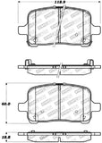 StopTech Performance Brake Pads - 309.10280