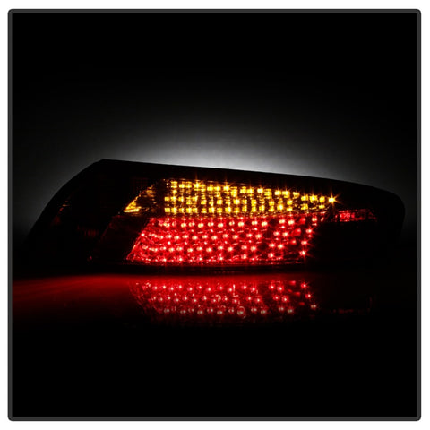 Xtune Porsche 911 996 ( Non 4S. Turbo. GT3 ) 99-04 LED Tail Lights Red Clear ALT-ON-P99699-LED-RC - 5013132