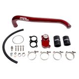 Wehrli 01-05 Chevrolet 6.6L LB7/LLY Duramax Thermostat Housing & Upper Coolant Pipe Kit - Bengal Red - WCF100405-BR