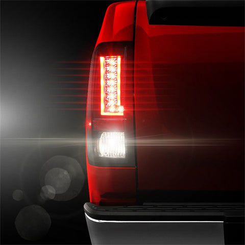 Spyder Chevy Silverado 07-13 Version 2 LED Tail Lights - Black ALT-YD-CS07V2-LED-BK - 5081766