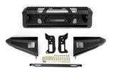 DV8 Offroad 2021+ Ford Bronco Front Bumper Winch Capable w/ Optional Bull Bar/Aux Light Opening - FBBR-01