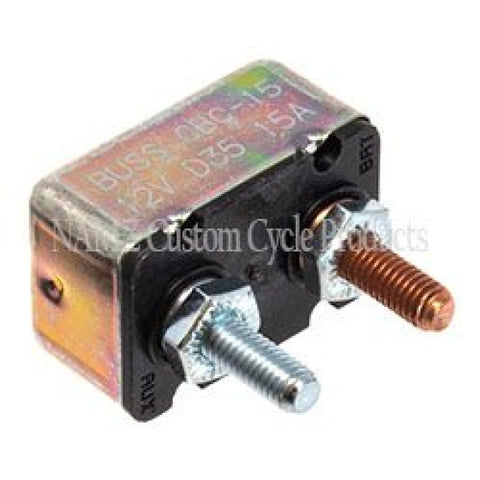 NAMZ Universal 15-AMP Circuit Breaker 10/32in. Studs - Single (OEM 74589-73) - NCB-1501