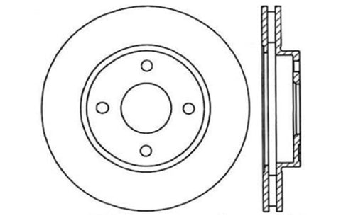 StopTech Drilled Sport Brake Rotor - 128.61048L