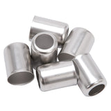 Russell Performance -6 AN Stainless Steel Crimp Collars (O.D. 0.600) (6 Per Pack) - 610362