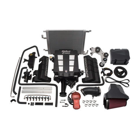 Edelbrock Supercharger Stage 1 - Street Kit 2005-2010 Chrysler Lx and Lc 6 1L Hemi w/ Tuner - 1536