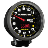 AutoMeter Gauge Tach 5in. 11K RPM Pedestal Datalogging Ultimate IIi Playback Black - 6888