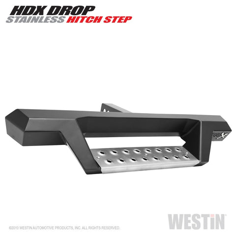 Westin HDX Stainless Drop Hitch Step 34in Step 2in Receiver - Textured Black - 56-100152