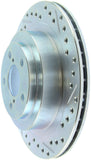 StopTech Select Sport 05-09 Subaru Legacy Select Slotted & Drilled Vented Left Rear Brake Rotor - 227.47025L