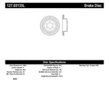 StopTech Slotted & Drilled Sport Brake Rotor - 127.65135L