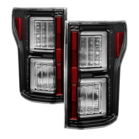 Spyder 18-19 Ford F-150 (w/o Blind Spot Sensor) LED Tail Lights - Black (ALT-YD-FF15018-LED-BK) - 5085689