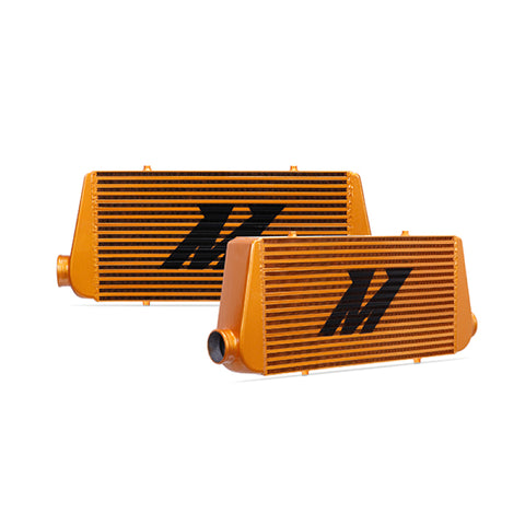 Mishimoto Universal Gold R Line Intercooler Overall Size: 31x12x4 Core Size: 24x12x4 Inlet / Outlet - MMINT-URG