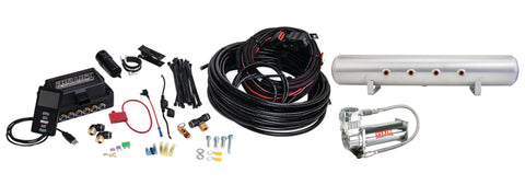 Air Lift Performance 3P (3/8 Air Line 5 Gal  Raw Aluminum Tank VIAIR 444C Comp) - 27688