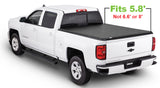 Tonno Pro 14-19 Chevy Silverado 1500 5.8ft Fleetside Tonno Fold Tri-Fold Tonneau Cover - 42-109