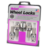 McGard Wheel Lock Bolt Set - 4pk. (Radius Seat) M14X1.5 / 17mm Hex / 28.2mm Shank Length - Chrome - 28020