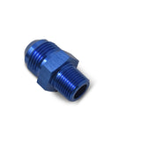 Russell Performance -6 AN to 1/4in NPT Straight Flare to Pipe (Blue) - 660440