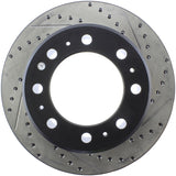 StopTech Sport Drilled & Slotted Rotor - Front Right - 127.67080L