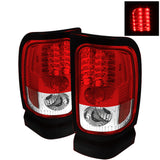 Spyder Dodge Ram 1500 94-01/Ram 2500/3500 94-02 LED Tail Lights Red Clear ALT-YD-DRAM94-LED-RC - 5002716