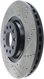 StopTech Slotted & Drilled Sport Brake Rotor - 127.33144L