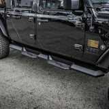 Westin 2020 Jeep Gladiator HDX Xtreme Nerf Step Bars - Textured Black - 56-24165