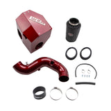 Wehrli 13-18 Chevrolet 6.7L Cummins 4in Intake Kit - WCFab Red - WCF100881-RED