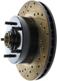 StopTech Slotted & Drilled Sport Brake Rotor - 127.62000R