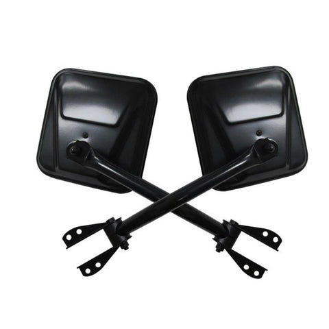 Rampage 1955-1983 Jeep CJ5 Side Mirrors - Black - 7617