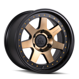 Mayhem 8300 Prodigy 18x9 / 6x135 BP / 0mm Offset / 87.1mm Hub Matte Black w/ Bronze Tint Wheel - 8300-8936TZ