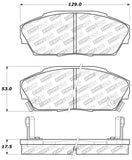 StopTech Performance 90-93 Acura Integra / 90-93 Honda Civic Sedan / 90-91 Prelude Front Brake Pads - 309.04090