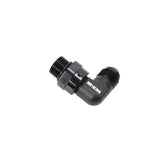 Snow -8 ORB to -8AN 90 Degree Swivel Fitting (Black) - SNF-60889