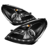 Spyder Mercedes Benz SLK 05-10 Projector Xenon/HID Model- DRL Blk PRO-YD-MBSLK05-HID-DRL-BK - 5015006