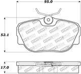 StopTech Street Touring Brake Pads - 308.04930