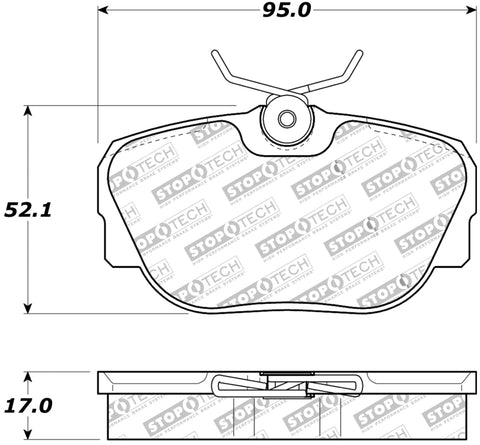 StopTech Street Touring Brake Pads - 308.04930