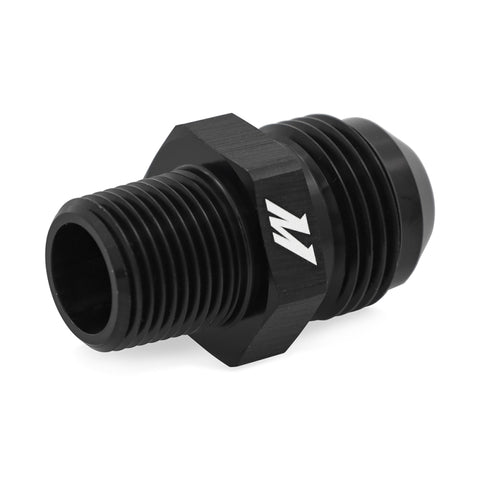 Mishimoto Aluminum -12AN to 1/2 NPT Fitting - Black - MMFT-ADA-1212