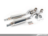 AWE Tuning B8 / B8.5 S5 Sportback Touring Edition Exhaust - Resonated - Chrome Silver Tips - 3415-42012