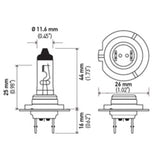 Hella High Wattage Bulb H7 12V 100W PX26d T4.6 - H7 100W