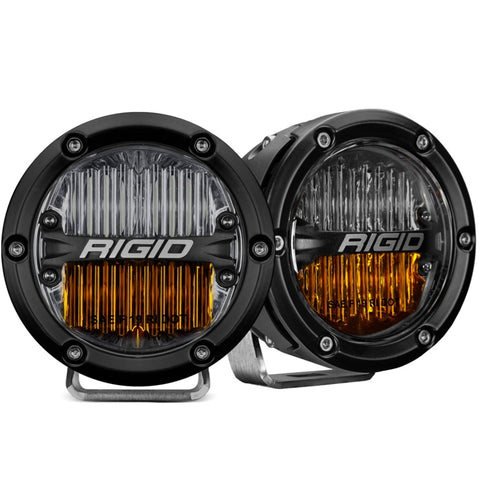 Rigid Industries 360-Series SAE Fog Yellow/White Pair - 36122