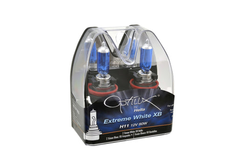 Hella Optilux XB Extreme Type H11 12V 80W Blue Bulbs - Pair - H71071032